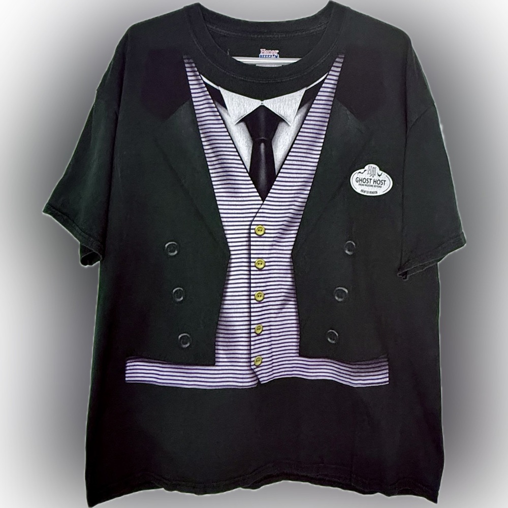Disney Parks Haunted Mansion 'Ghost Host' Adult Green T-Shirt Size X-Large